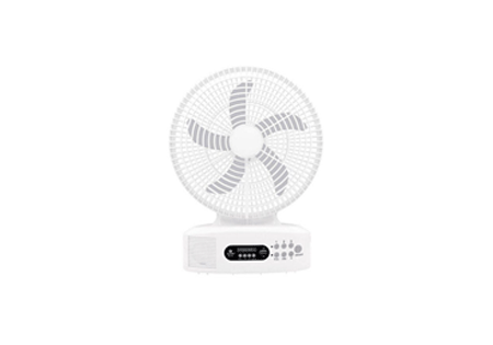 Ventilador movido a energia solar recarregável de 12"
