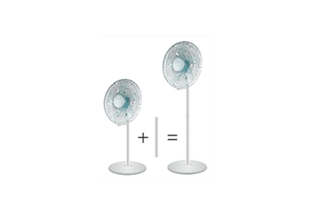 2 in 1 Stand & Pedestal Fan  40cm 50W