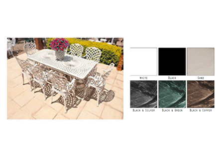 8 Seater King Diamond with 100cm x 216cm King Diamond Table