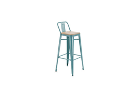 Bar Stool Oxford Steel Acacia