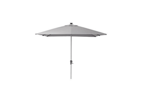 CENTER UMBRELLA SONORA LED SQ TAUPE MOON