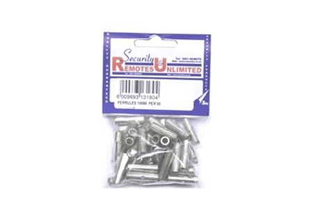 Ferrules copper plated 10mmx50