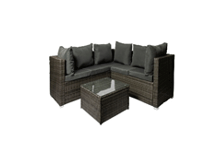 Fine Living - Bali Corner Rattan 3pc Suite