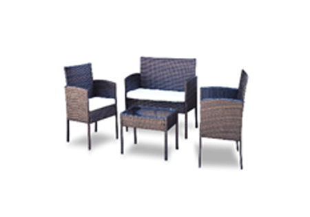 Fine Living - Montego Rattan Furniture 4pc Set
