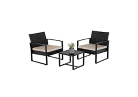 Fine Living Bay Rattan 3pc Set