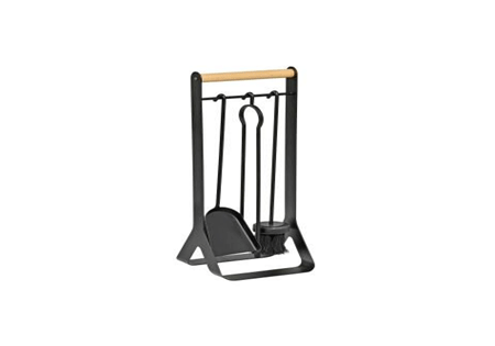 Fireplace Companion Set Black Stee