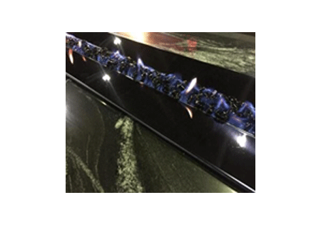 Flameline 1200 CHAD O CHEF Gas Fire Place Black Mirror