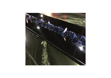 Flameline 800 CHAD O CHEF Gas Fireplace Black Mirror