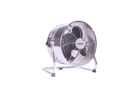 Floor Fan 3 Speed Steel Silver 25CM 80W