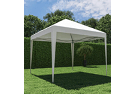 Gazebo NATERIAL 3m x 3m white