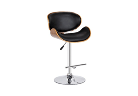 Jost Polywood Black Bar Stool Black