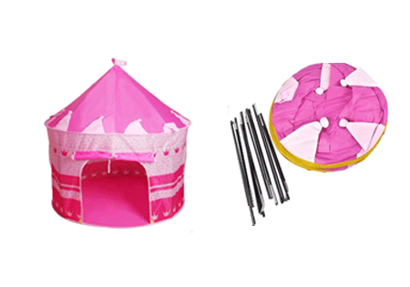 LASA PRINCESS CASTLE PORTABLE PLAY TENT FOR GIRLS