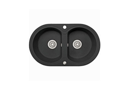 Laveo Dafne Granite Sink 2 Bowl