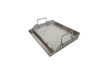 Lifespace 45cm Stainless Steel BBQ Flat Top Griddle