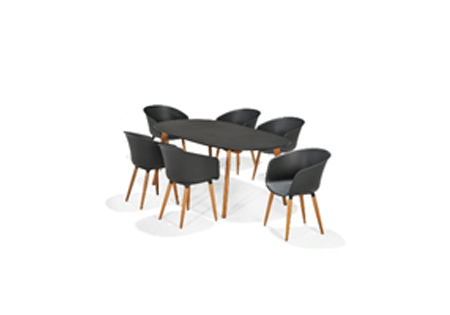 MON exteriors Montmarte 6 Seater Dining Set