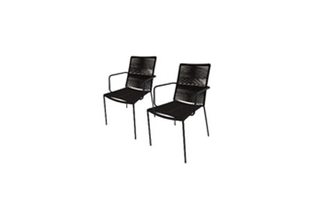 MON exteriors: Set of 2 Novara Stacking Armchairs