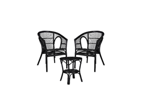 MON exteriors Zambia Garden Set - Black