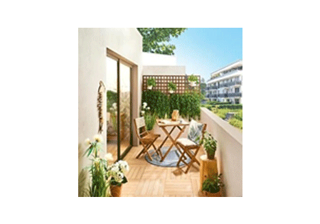 Outdoor Dining Table Set NATERIAL Solis Origami Natural
