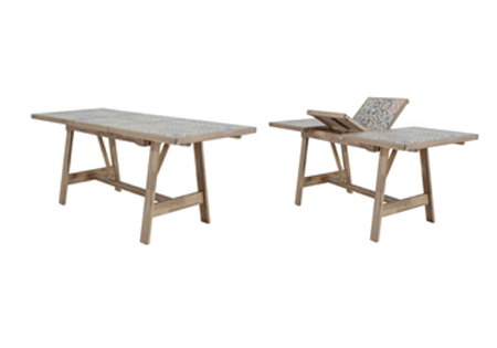 Outdoor Dining Table Soho Heritage Extendable Dark Brown