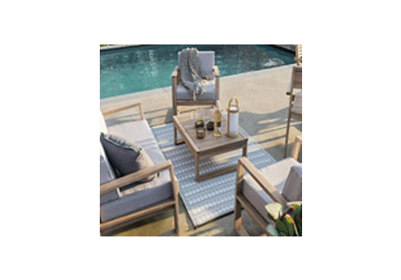 Patio Furniture Set NATERIAL Solaris Beige