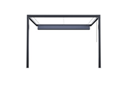 Pergola Manea NATERIAL Wall Fixed Grey