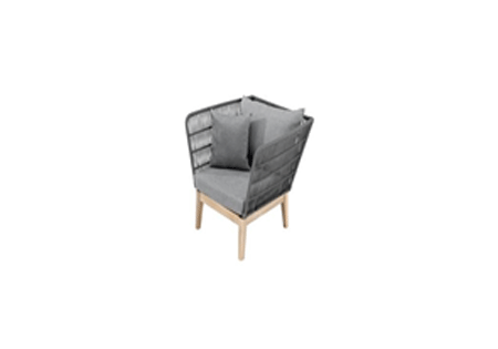 SET OF 2 ARMCHAIRS SOHO ACACIA ROPE