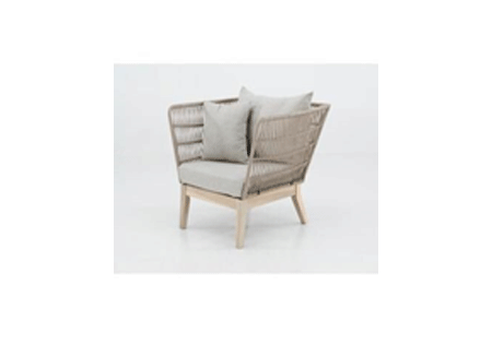 SET OF 2 ARMCHAIRS SOHO ACACIA ROPE