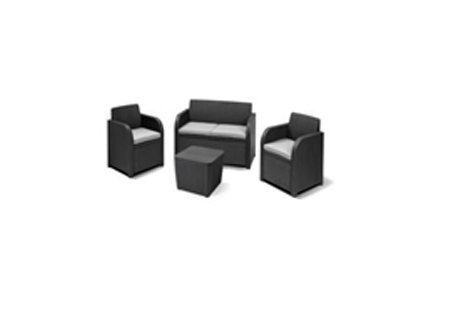 SOFA SET 1PX NEW NOVARA FIX OF 4 PCES WICKER