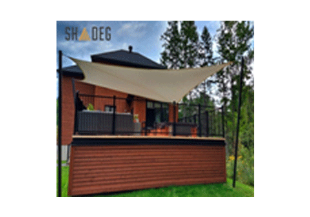 Shade Sail Beige Shadeg Ultrablock 325GSM 600cm ×500cm Rectangle