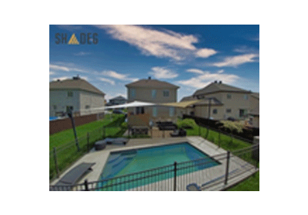 Sombra vela bege Shadeg Ultrablock 325GSM 400cm ×400cm Quadrado