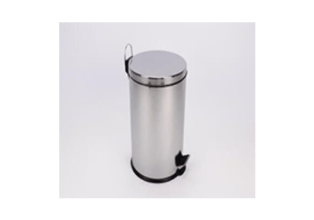 Lixeira de cozinha com pedal de aço inoxidável 20 litros