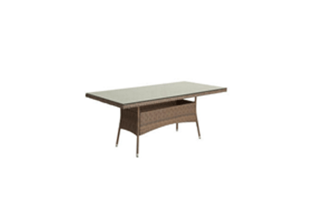 Table 200 cm X 100 cm Wicker Manhattan NATERIAL