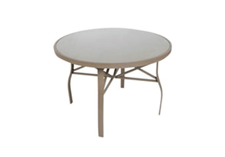 Table Aluminium Round Roma 110 cm Diameter