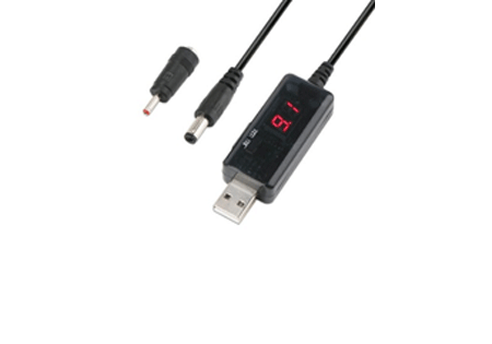 USB Boost Cable 5V Step Up to 9V 12V Adjustable Voltage Converter 1A Step-up Volt Transformer DC Power Regulator with Switch