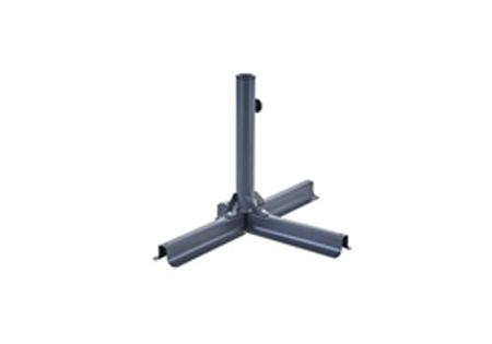 Umbrella Stand Cross for Balcony Umbrella T-Base Grey