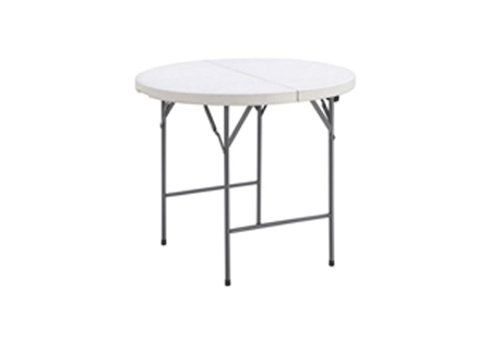 120CM ROUND BI-FOLD PLASTIC EVENT FOLDING TABLE WITH HANDLE