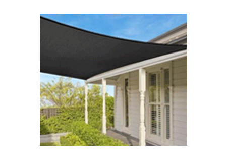 Shade Sail COOLAROO 5,4 m Quadrado Grafite