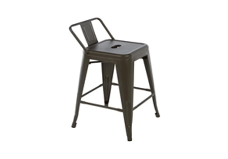 Chair Soho  Stool 66 cm High With Backrest