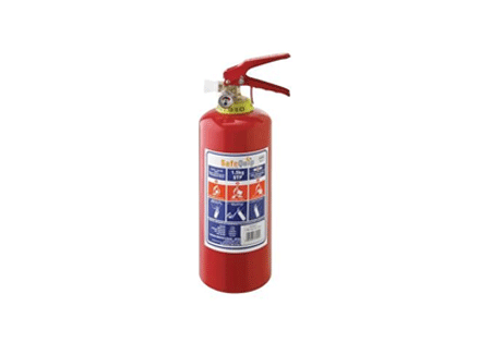 Fire extinguisher & bracket SAFE QUIP 1.5kg