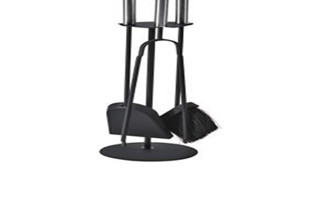 Fireplace Trio companion accessories set Black/Steel