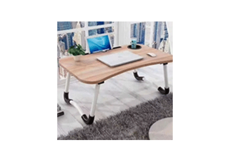 Foldable Laptop Table/Desk - Wood