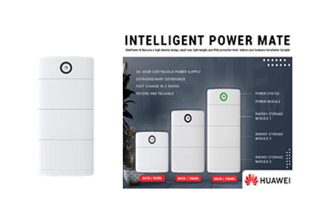 Huawei Isitepower-M 1PH Back-Up Kit 5KW Inverter 15KWh Battery Li-Ion