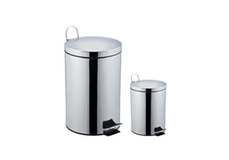 Kitchen Pedal Dustbin Stainless Steel Mirror Finish 20 Liters And 5 Liters