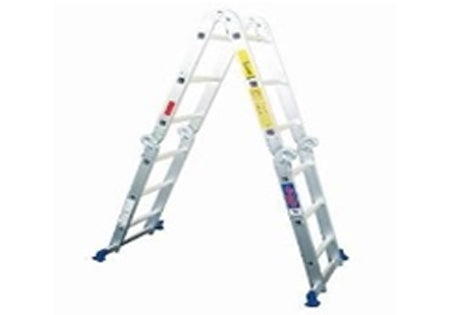 Ladder multipurpose WONDER LADDER 6 step A-frame & 12 straight aluminium