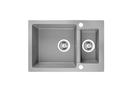 Laveo Celia Granite Sink 1.5 Bowl - Grey