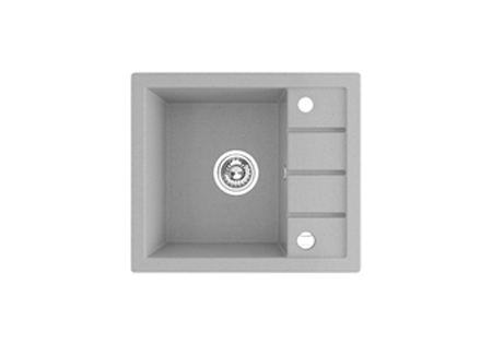 Laveo Trzynastka Granite Sink 1 Bowl - Grey