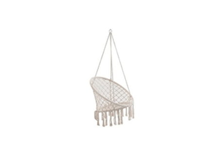 Outdoor Hammock Chair Poly-Cotton Rope Natural