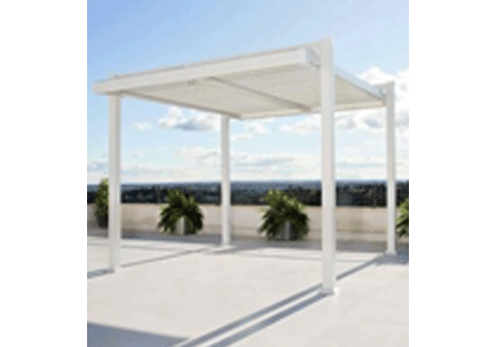 Pergola Naterial Persea Modular Roof 320 x 360 White