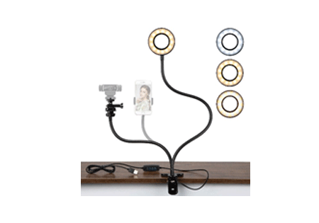 Ring Light Webcam Mount - Webcam Light Stand