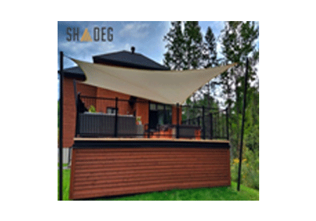 Shade Sail Beige Shadeg Ultrablock 325GSM 600cm ×500cm Retângulo